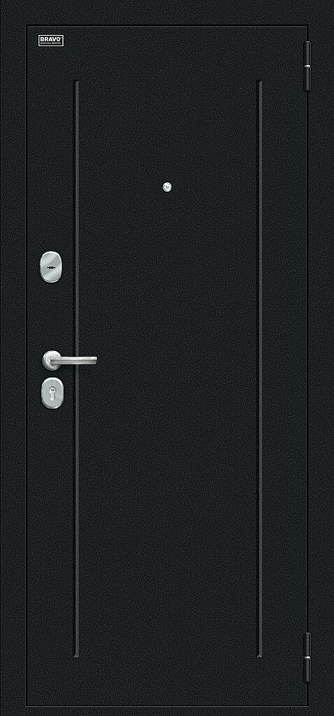 входные двери сьют kale букле черное/white wood 205*86 левое
