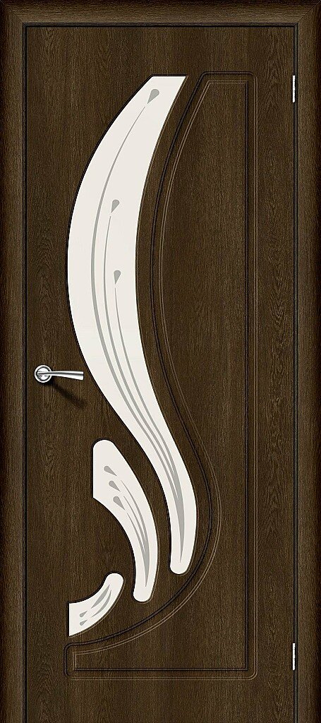 двери bravo лотос-2 dark barnwood art glass 200*60