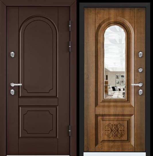 входные двери snegir 45 pp os45-03 ral 8017 коричневый s45-03