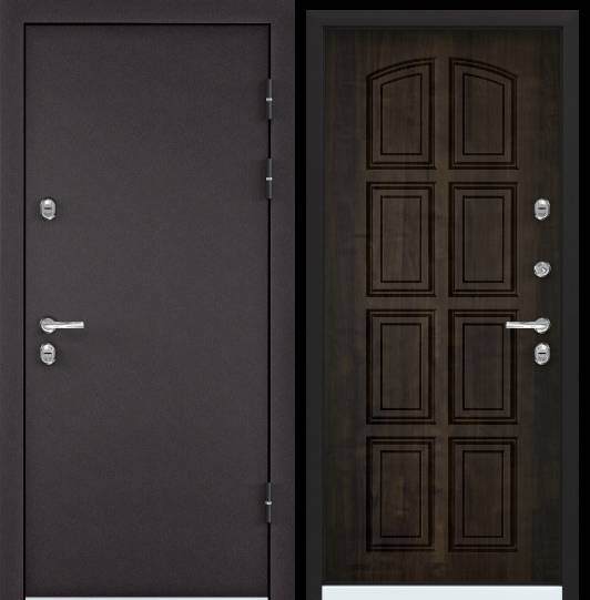входные двери snegir 60 mp — ral буклет коричневый ts-6