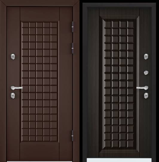 входные двери snegir 45 pp os45-09 ral 8017 коричневый s45-09