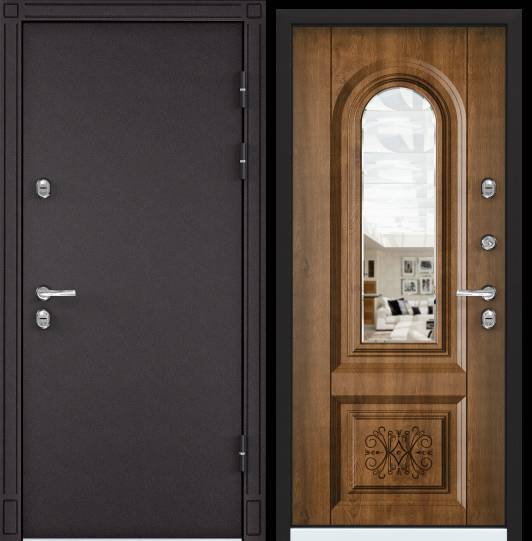 входные двери snegir 45 mp — ral буклет коричневый s45-03