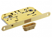 дверные замки и защёлки защелка магнитная под цилиндр, m1885 msg, цвет - мат. сатинированное  золото