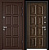 входные двери snegir 45 pp os45-04 ral 8017 коричневый s45-04